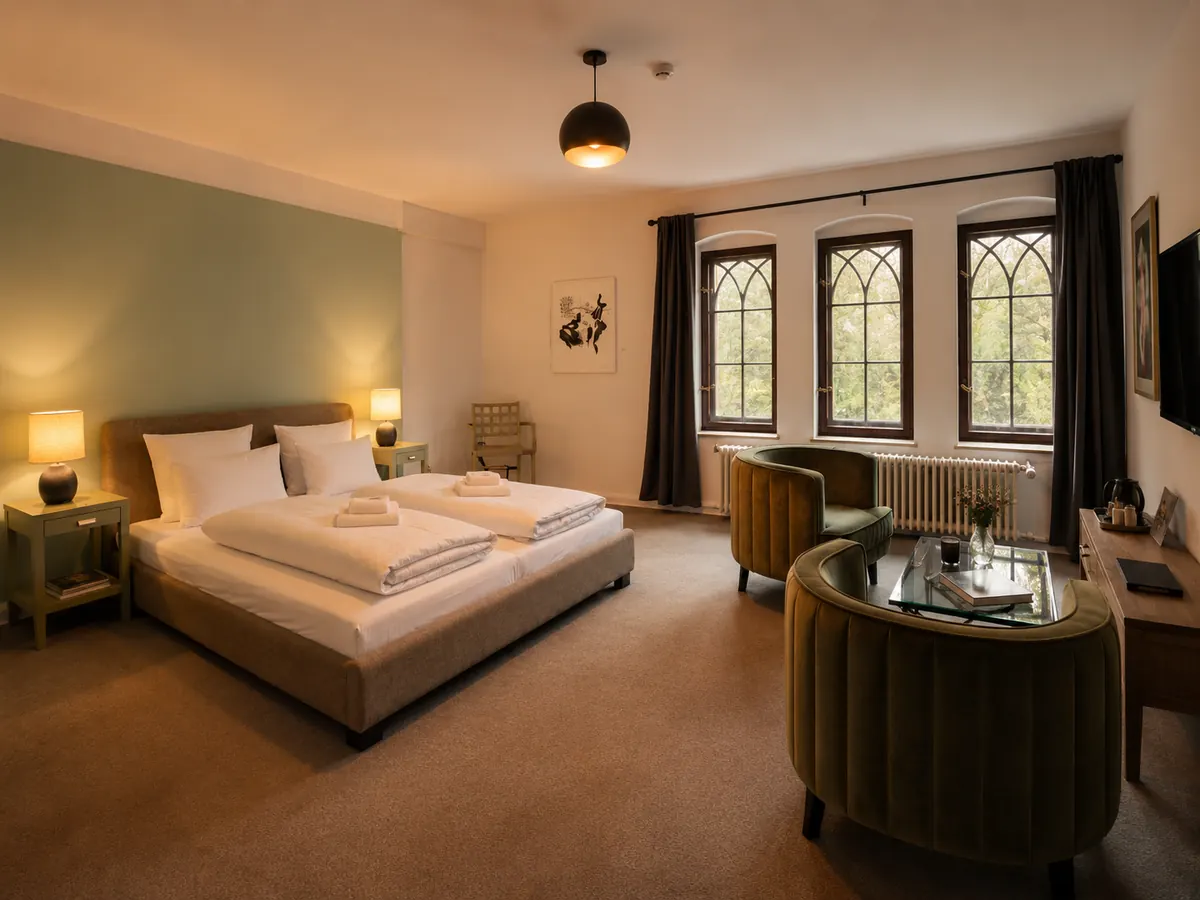 Doppelzimmer Deluxe im Schloss Reichenow