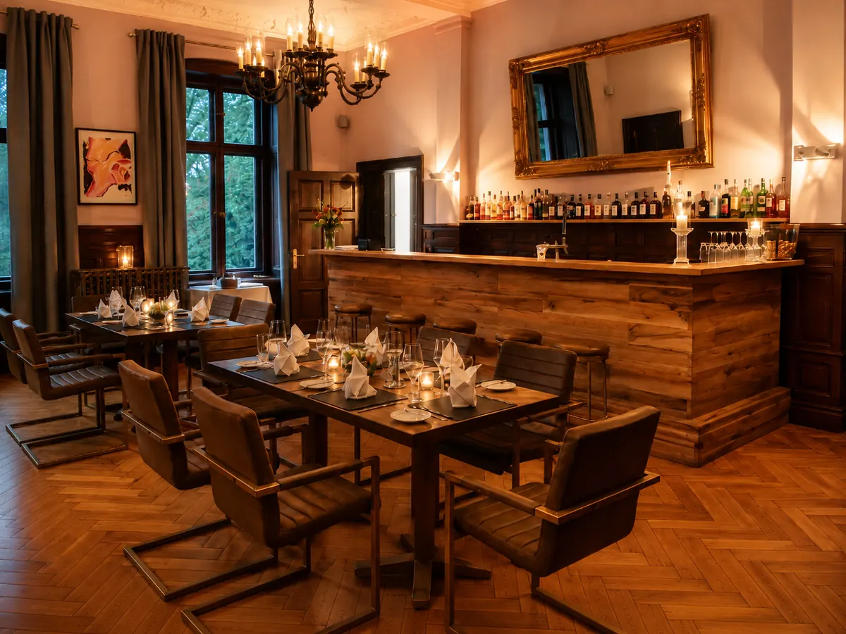 Gericht aus der Küche des Schlossrestaurants
