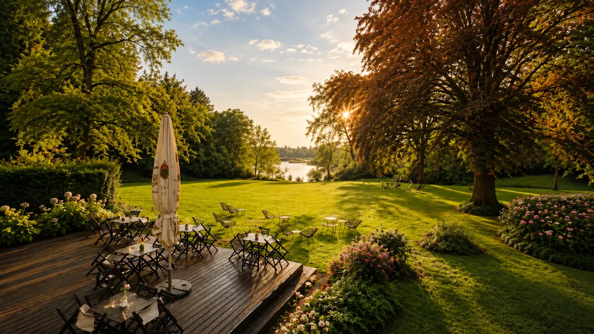 Schlosspark für Tagungspausen in Reichenow